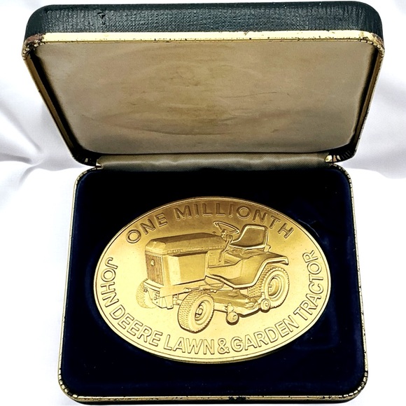 Horicon Works Other - John Deere Belt Buckle Lawn Garden Tractor Gold Plated In Brand New Condition